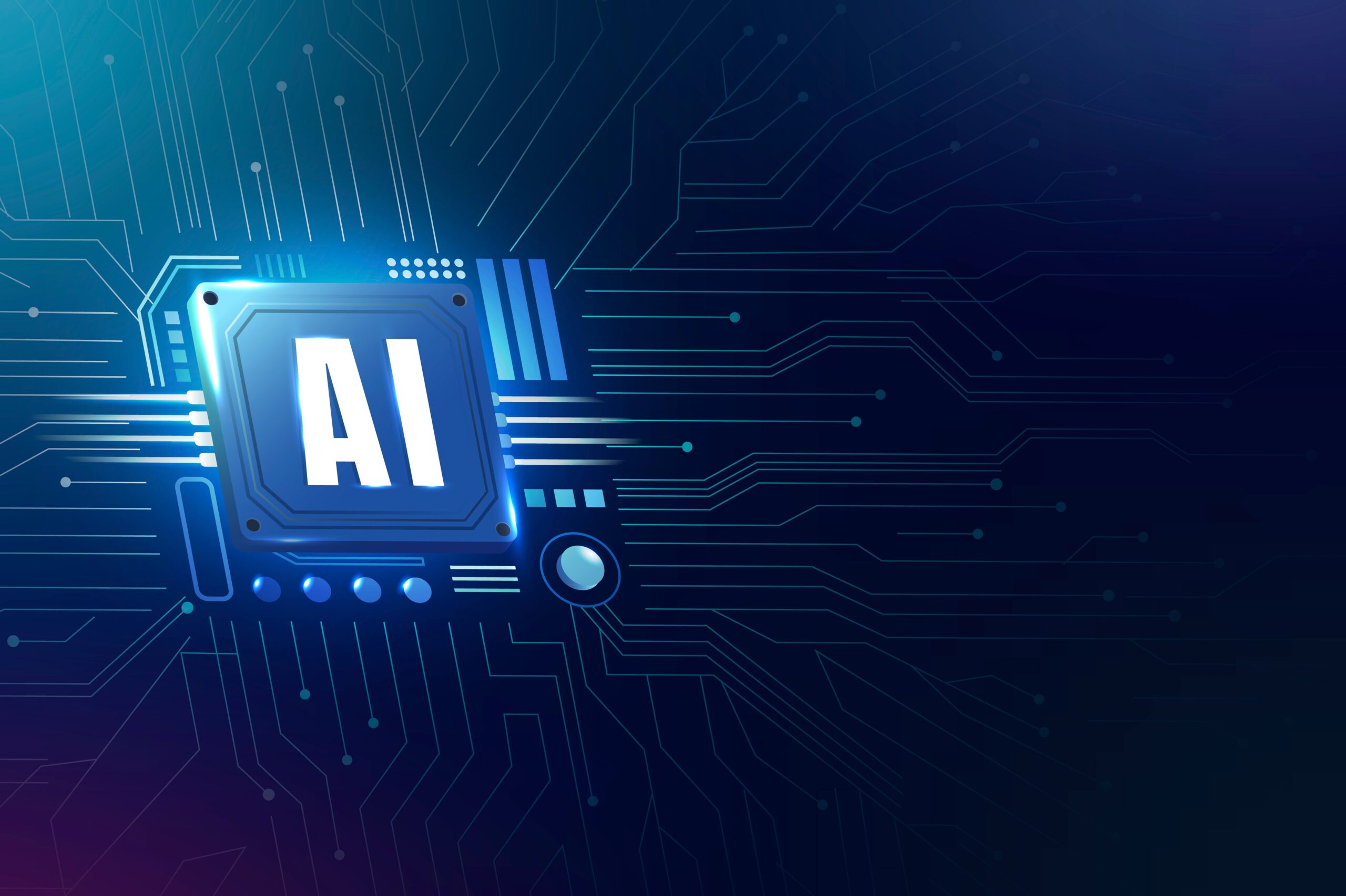 ai technology microchip background digital transformation concept scaled