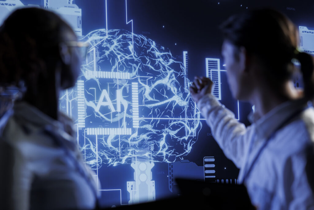 engineers brainstorming ways use ai
