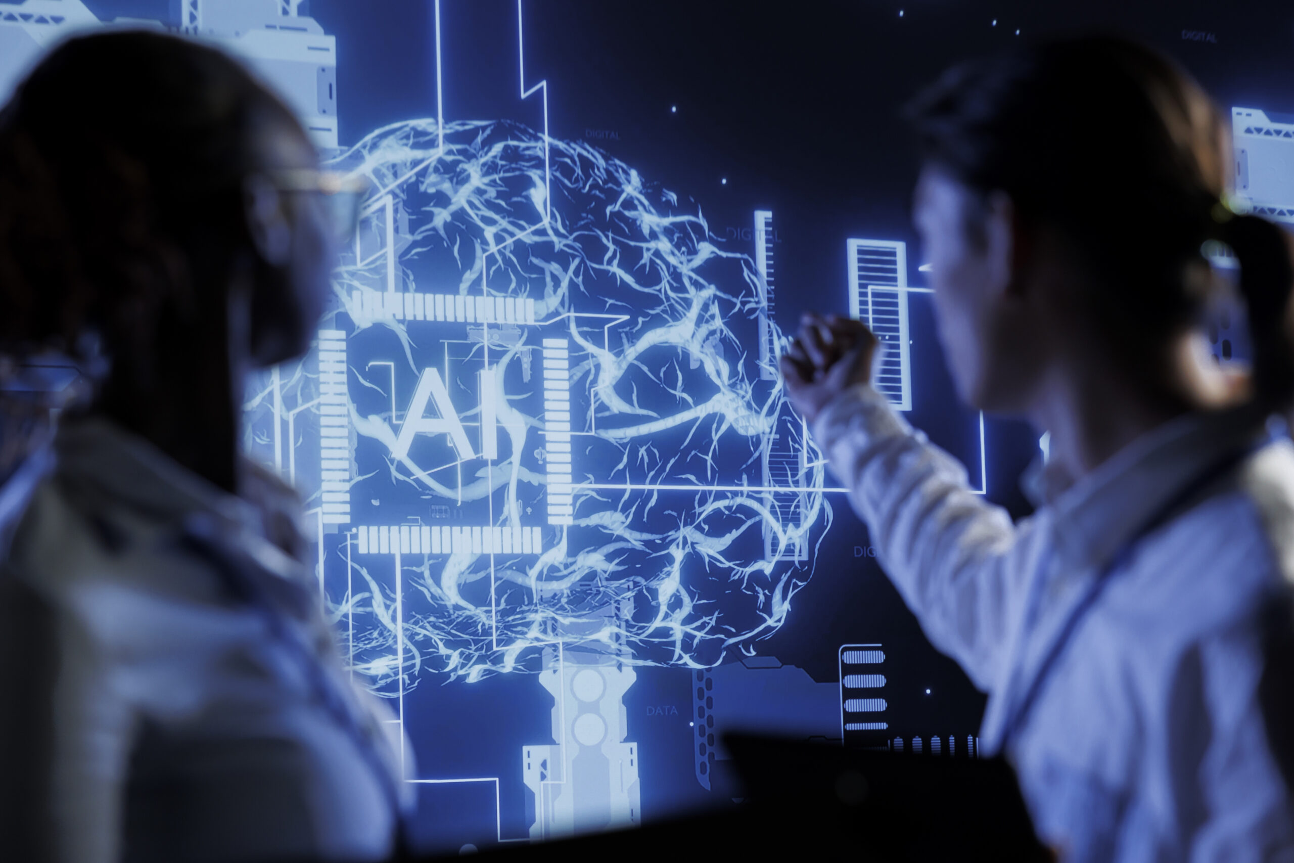 engineers brainstorming ways use ai scaled