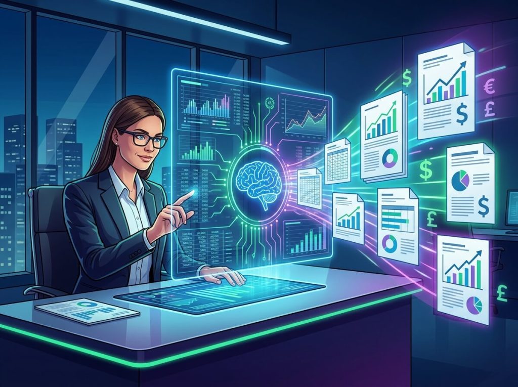 Cách dùng AI viết báo cáo tài chính