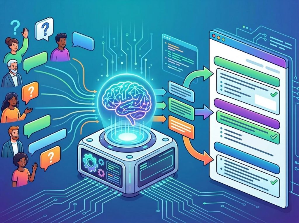 Cách dùng AI soạn câu trả lời mẫu