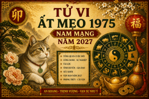Tử vi Ất Mẹo 1975 nam mạng năm 2027