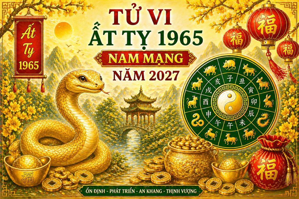 Tử vi Ất Tỵ 1965 nam mạng năm 2027