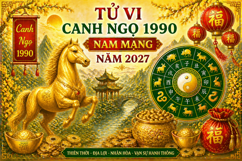 Tử vi Canh Ngọ 1990 nam mạng năm 2027