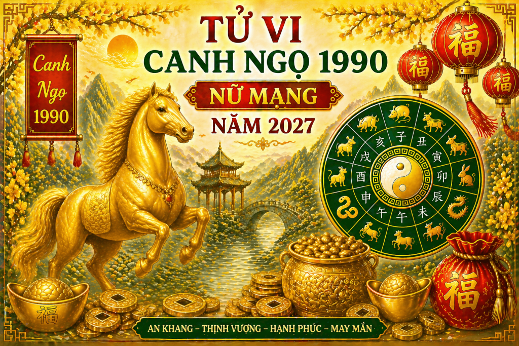 Tử vi Canh Ngọ 1990 nữ mạng năm 2027