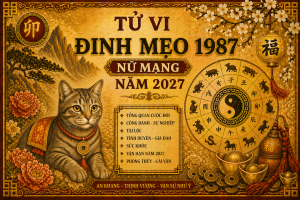 Tử vi Đinh Mẹo 1987 nữ mạng năm 2027
