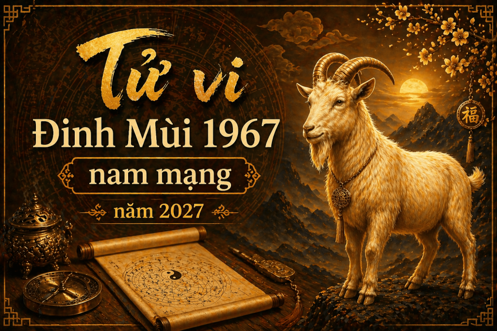 Tử vi Đinh Mùi 1967 nam mạng năm 2027