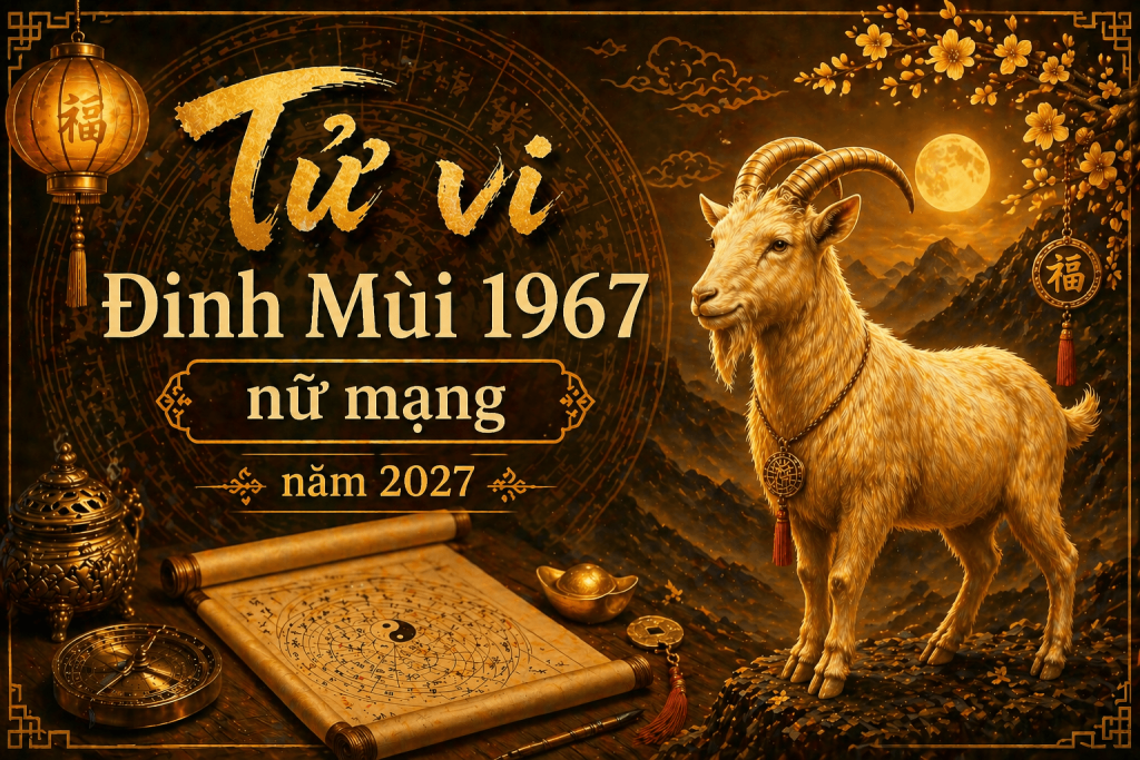 Tử vi Đinh Mùi 1967 nữ mạng năm 2027
