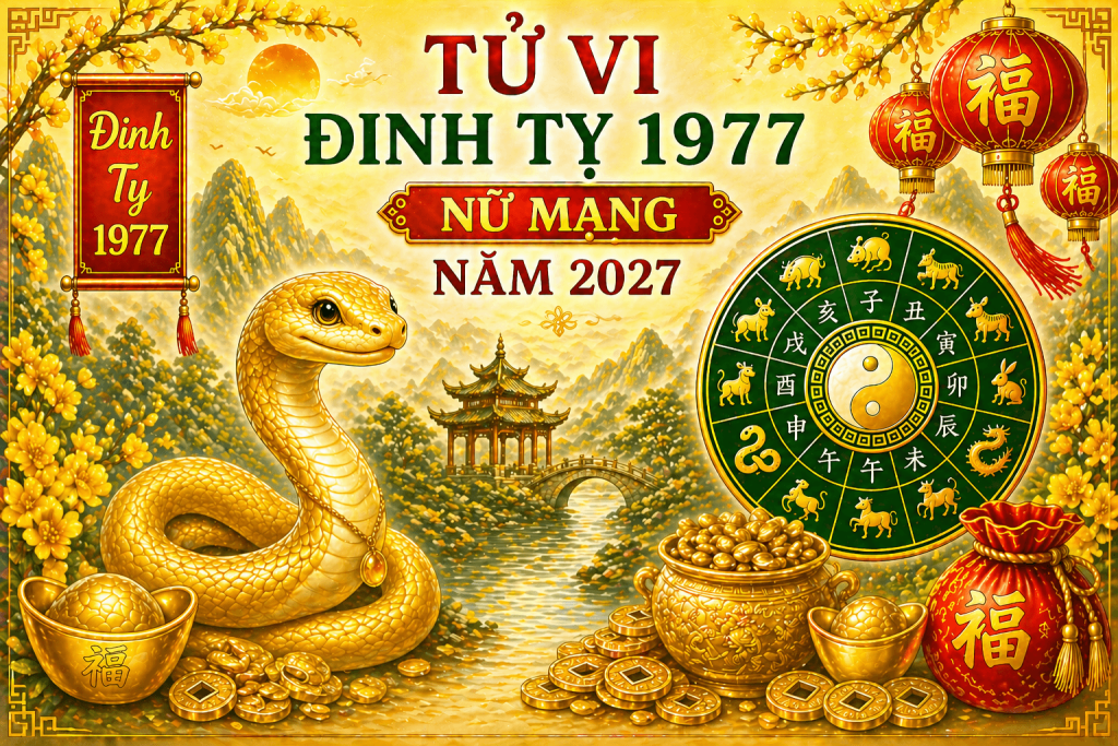 Tử vi Đinh Tỵ 1977 nữ mạng năm 2027
