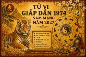 Tử vi Giáp Dần 1974 nam mạng năm 2027