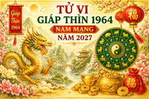 Tử vi Giáp Thìn 1964 nam mạng năm 2027