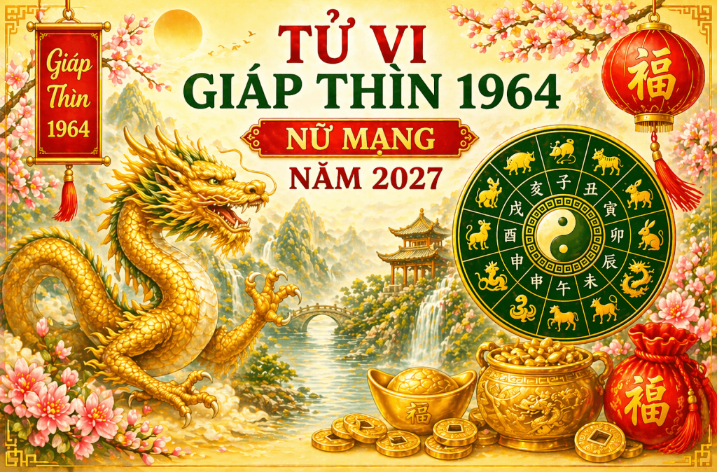 Tử vi Giáp Thìn 1964 nữ mạng năm 2027