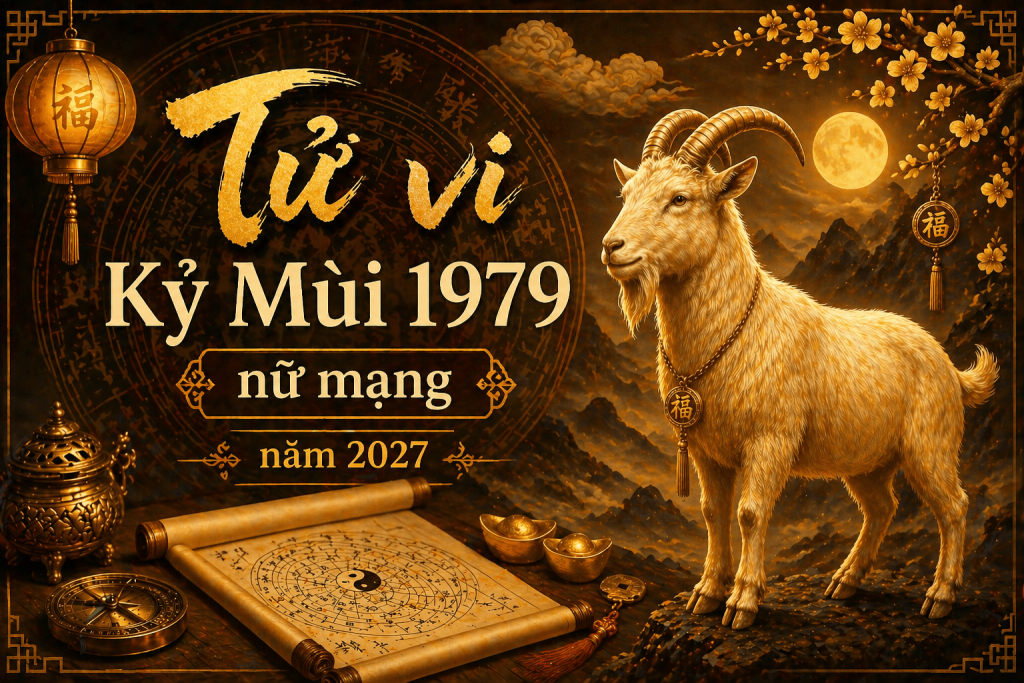 Tử vi Kỷ Mùi 1979 nữ mạng năm 2027