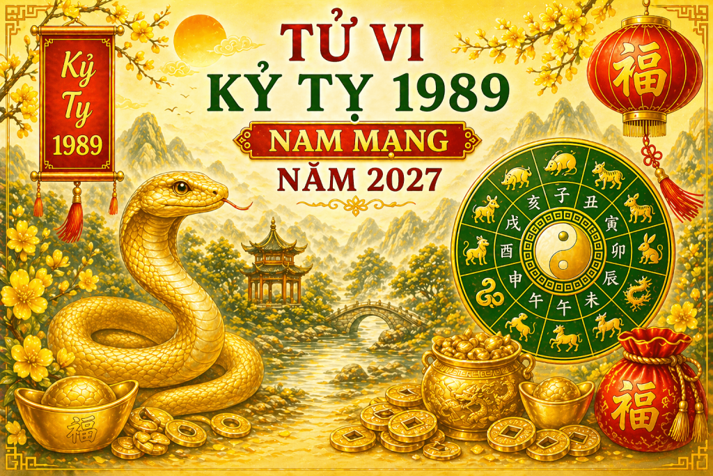 Tử vi Kỷ Tỵ 1989 nam mạng năm 2027