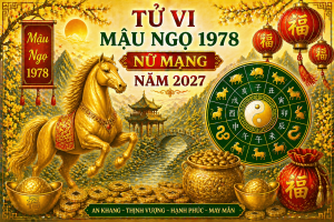 Tử vi Mậu Ngọ 1978 nữ mạng năm 2027