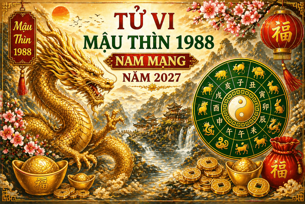 Tử vi Mậu Thìn 1988 nam mạng năm 2027