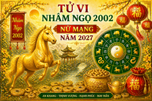 Tử vi Nhâm Ngọ 2002 nữ mạng năm 2027