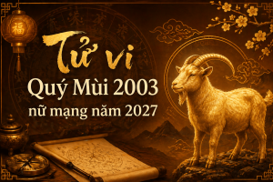 Tử vi Quý Mùi 2003 nữ mạng năm 2027