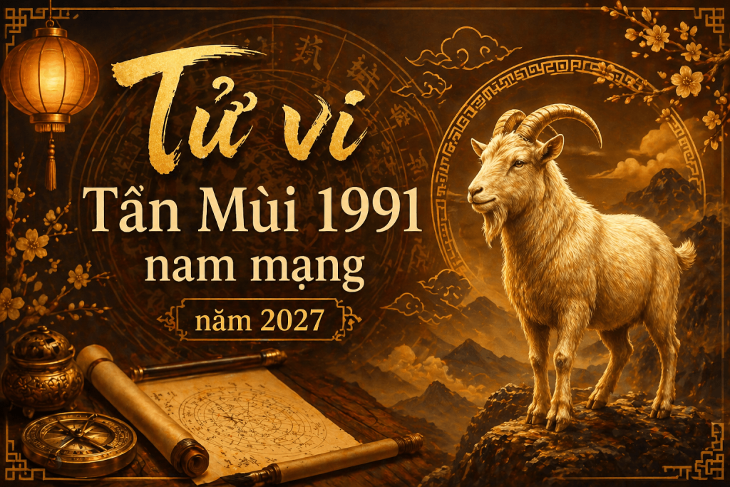 Tử vi Tân Mùi 1991 nam mạng năm 2027
