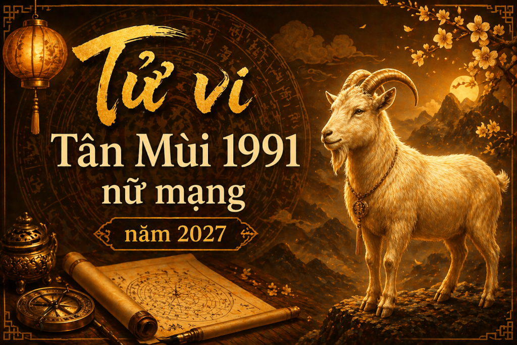Tử vi Tân Mùi 1991 nữ mạng năm 2027