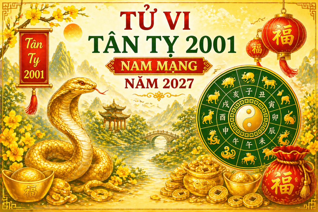 Tử vi Tân Tỵ 2001 nam mạng năm 2027