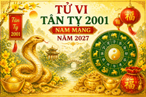 Tử vi Tân Tỵ 2001 nam mạng năm 2027