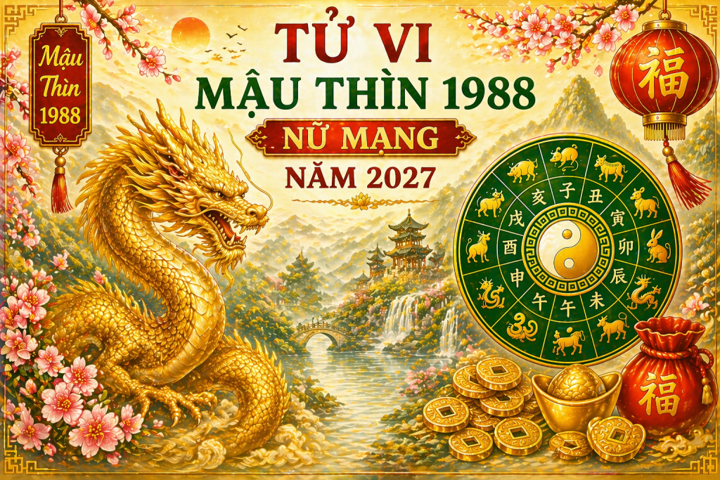 Tử vi Mậu Thìn 1988 nữ mạng năm 2027