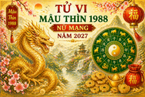 Tử vi Mậu Thìn 1988 nữ mạng năm 2027