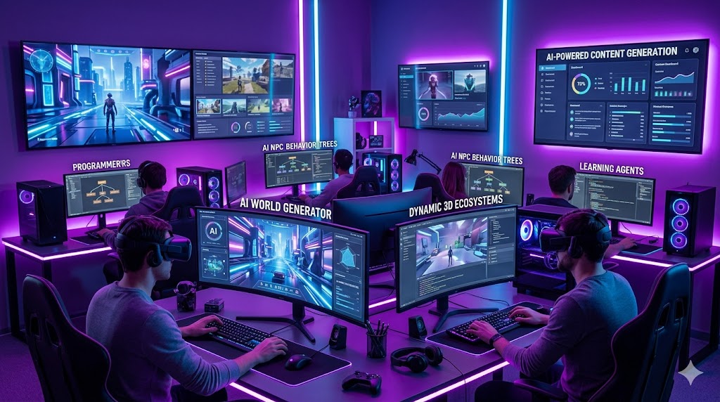 AI Trong Ngành Trò Chơi Điện Tử (Gaming & Esports): NPC Thông Minh, Kiến Tạo Thế Giới Động 1 8953d971 a941 40d1 a82d c67369335ea8