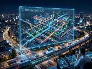 AI tối ưu hóa tuyến đường vận chuyển