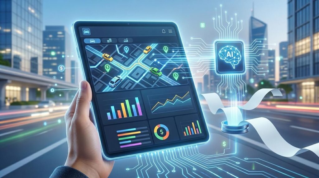 công cụ AI quản lý thu chi chuyến xe