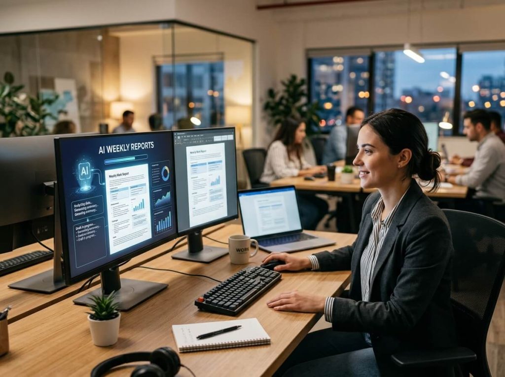 AI viết báo cáo công việc hàng tuần
