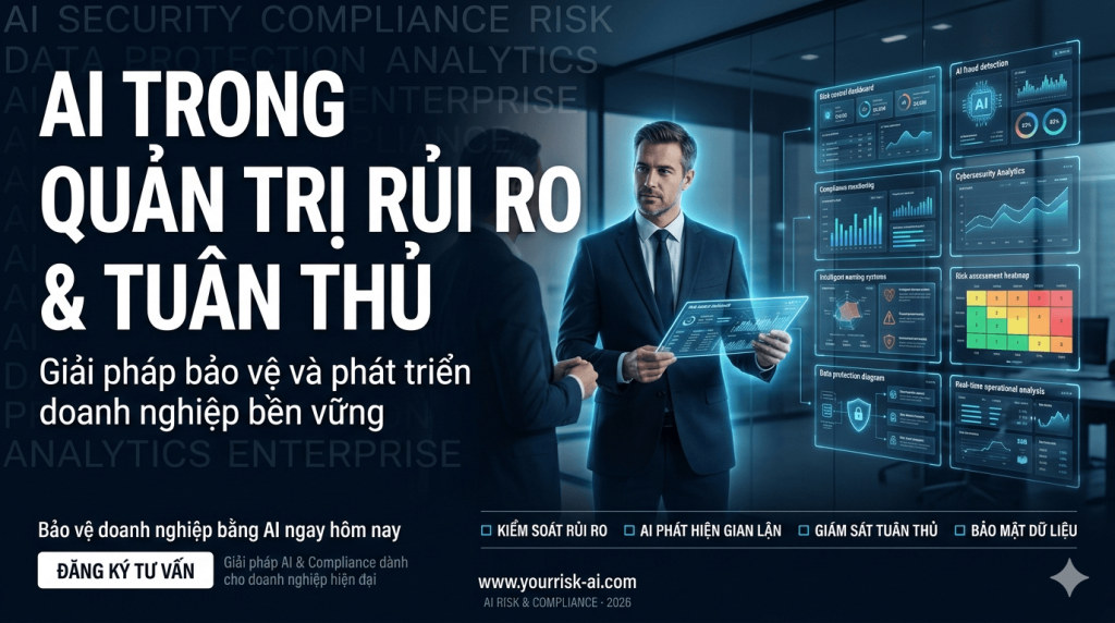 AI trong Quản trị Rủi ro và Tuân thủ: Giải pháp bảo vệ và phát triển doanh nghiệp bền vững