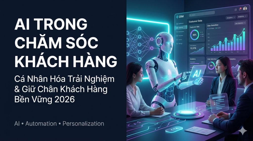 AI Trong Chăm Sóc Khách Hàng: Cá Nhân Hóa Trải Nghiệm Và Giữ Chân Khách Hàng Bền Vững 2026
