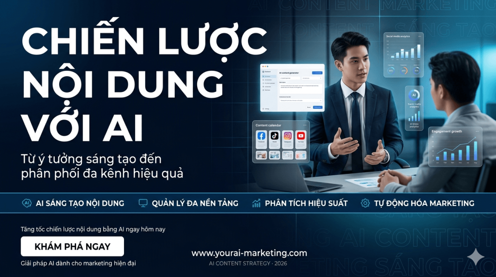 Xây dựng Chiến lược Nội dung với AI: Từ ý tưởng sáng tạo đến phân phối đa kênh hiệu quả 1 Xây dựng Chiến lược Nội dung với AI: Từ ý tưởng sáng tạo đến phân phối đa kênh hiệu quả