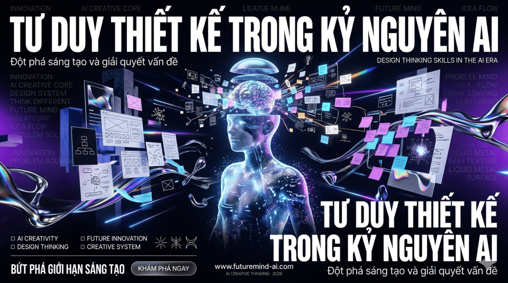 Kỹ năng Tư duy Thiết kế (Design Thinking) trong kỷ nguyên AI: Đột phá sáng tạo và giải quyết vấn đề