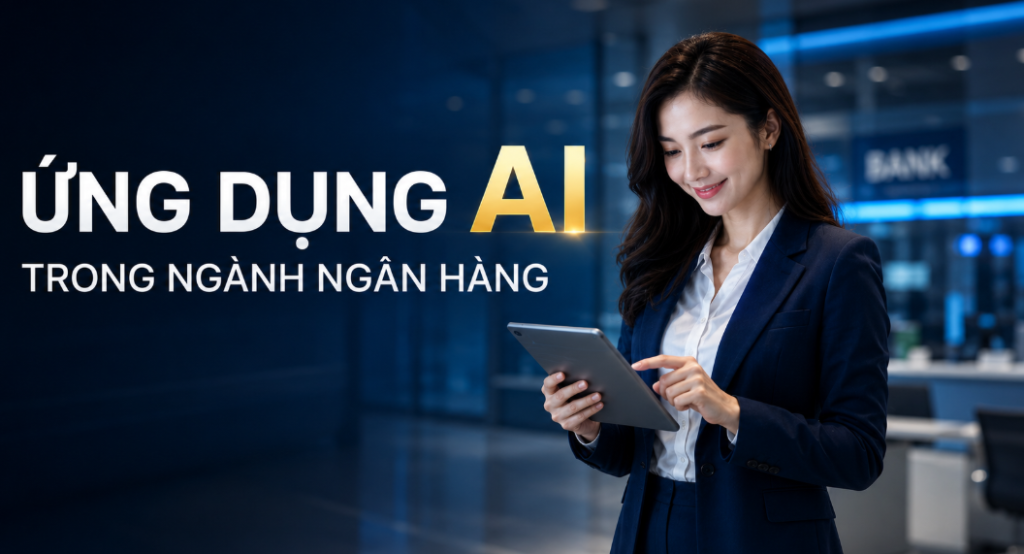 ngân hàng nâng cao hiệu suất vận hành, tối ưu quy trình làm việc và cải thiện trải nghiệm khách hàng. Việc ứng dụng AI trong ngân hàng không chỉ giúp tự động hóa nhiều quy trình nội bộ mà còn hỗ trợ phân tích dữ liệu, dự đoán hành vi và ra quyết định nhanh chóng, chính xác hơn.