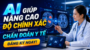 Trong bối cảnh công nghệ phát triển mạnh mẽ, AI nâng cao độ chính xác trong chẩn đoán y tế đang trở thành xu hướng quan trọng giúp các cơ sở y tế và đội ngũ bác sĩ tối ưu quy trình khám chữa bệnh, phân tích dữ liệu nhanh hơn và hỗ trợ đưa ra kết quả chẩn đoán chính xác hơn. Việc ứng dụng AI trong lĩnh vực chăm sóc sức khỏe đang góp phần nâng cao chất lượng dịch vụ và cải thiện trải nghiệm bệnh nhân.