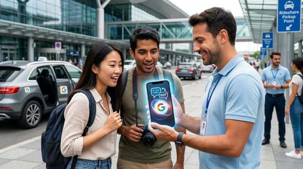 Google Gemini giao tiếp khách nước ngoài