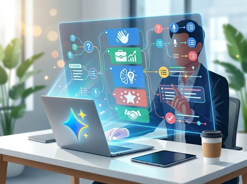 Dùng Google Gemini lên bài phỏng vấn