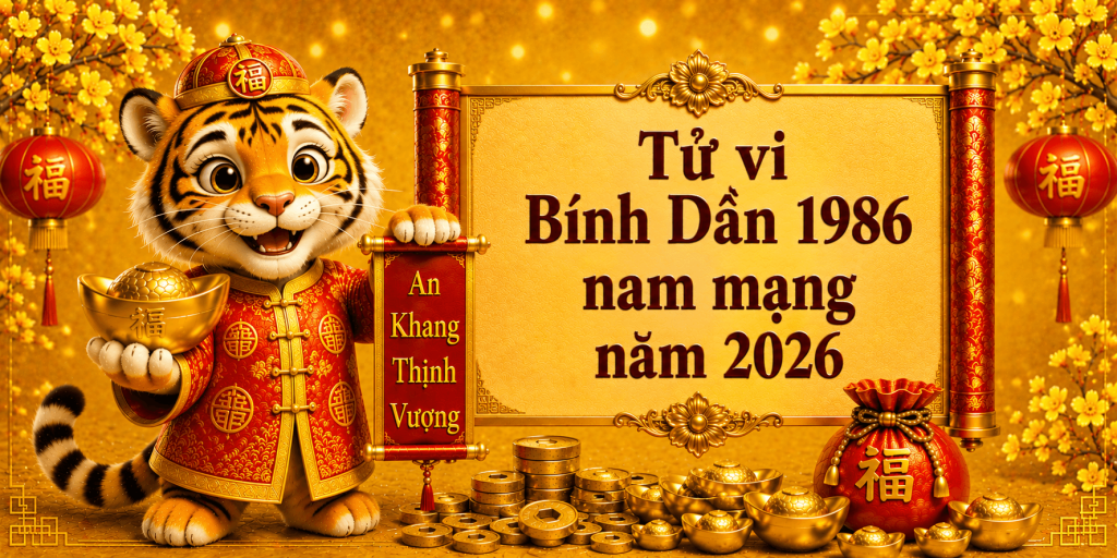Tử vi Bính Dần 1986 nam mạng năm 2026