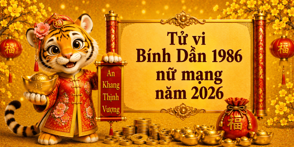 Tử vi Bính Dần 1986 nữ mạng năm 2026 1 Tử vi Bính Dần 1986 nữ mạng năm 2026
