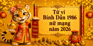 Tử vi Bính Dần 1986 nữ mạng năm 2026
