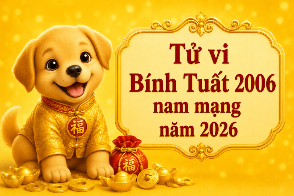Tử vi Bính Tuất 2006 nam mạng năm 2026
