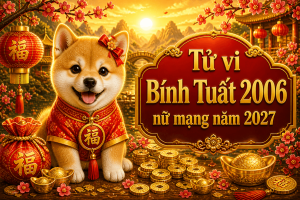 Tử vi Bính Tuất 2006 nữ mạng năm 2027