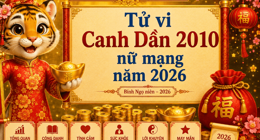 Tử vi Canh Dần 2010 nữ mạng năm 2026