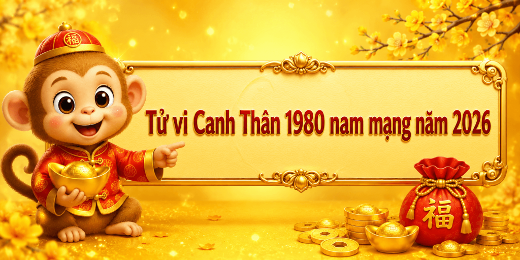 Tử vi Canh Thân 1980 nam mạng năm 2026