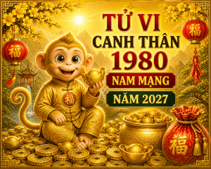 Tử vi Canh Thân 1980 nam mạng năm 2027