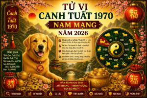 Tử vi Canh Tuất 1970 nam mạng năm 2026