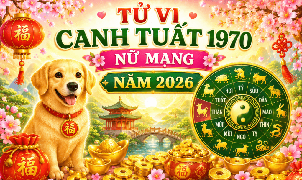 Tử vi Canh Tuất 1970 nữ mạng năm 2026